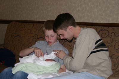 Kyle, Jaden, and Dad