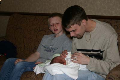 Kyle, Jaden, and Dad
