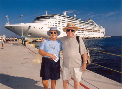 The Sun Princess at Cozumel, Mexico